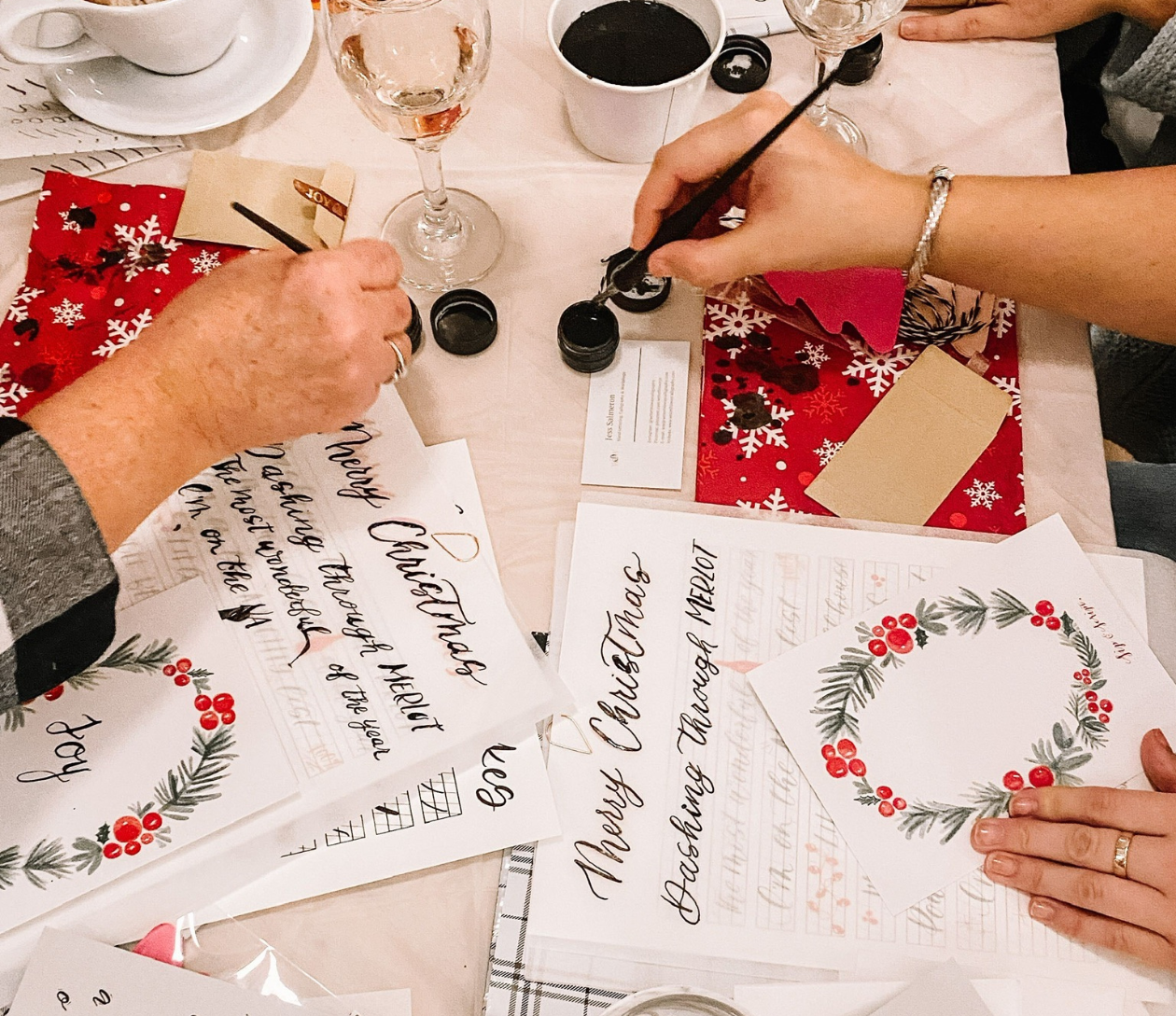 Modern Calligraphy and Ornament Lettering for Beginners at Stories Coffee Company (Gretna)