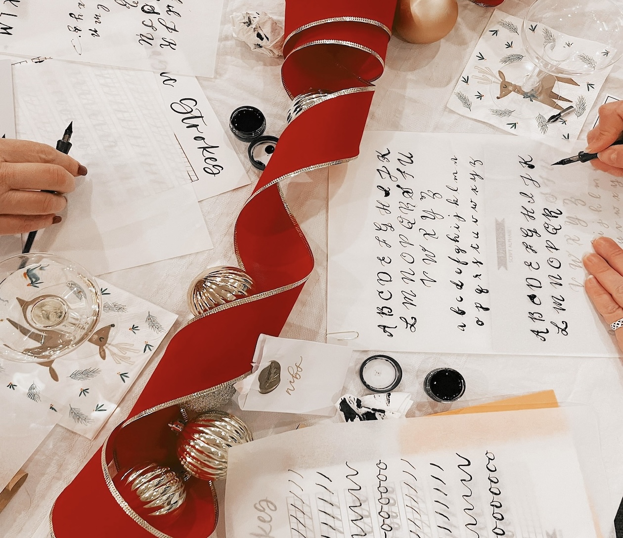 Modern Calligraphy and Ornament Lettering for Beginners @ Roger at The Ameswell Hotel