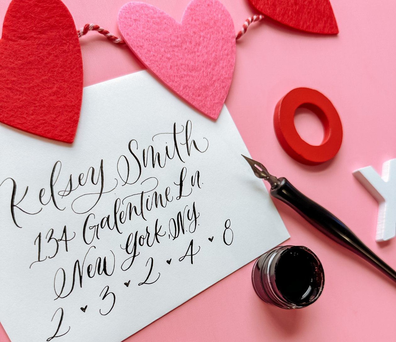 Valentine’s Modern Calligraphy for Beginners at Common Craft