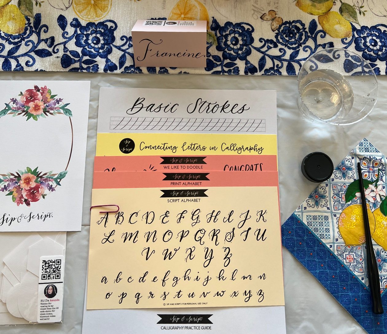  Modern Calligraphy for Beginners at Bakery Lorraine – Medical Center