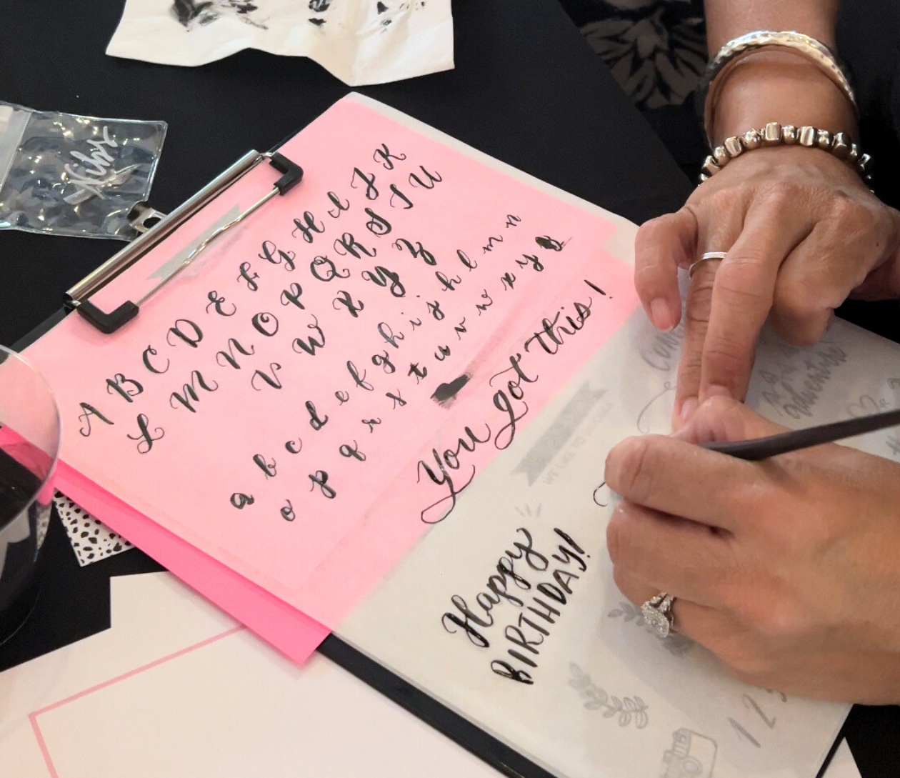  Modern Calligraphy for Beginners at Bakery Lorraine – The Rim
