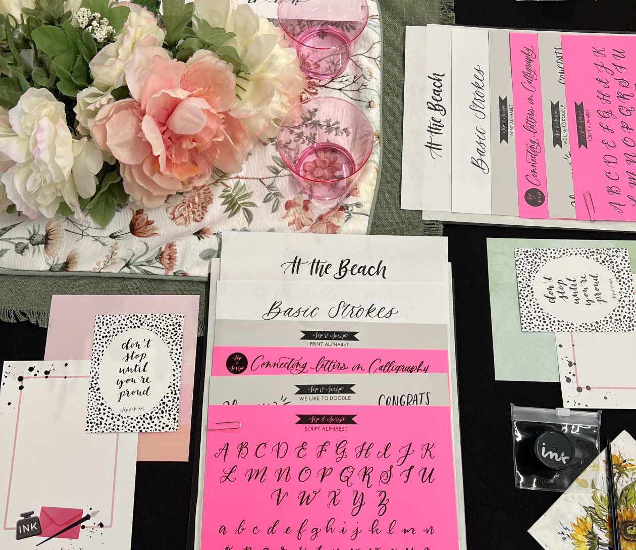  Modern Calligraphy for Beginners at Bakery Lorraine – Boerne