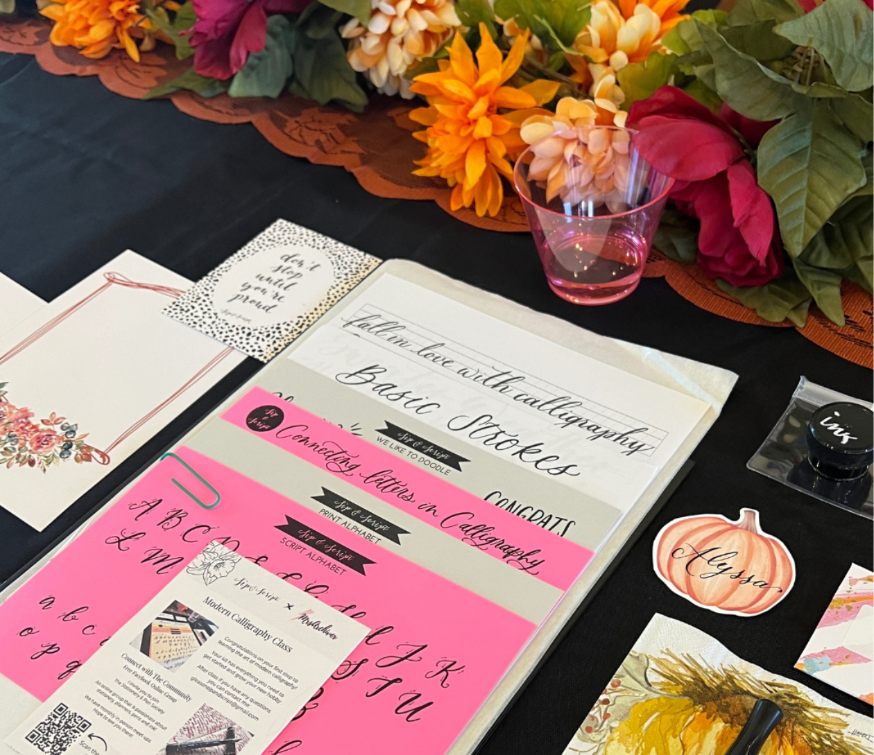 Modern Calligraphy for Beginners at Rose Hip Market