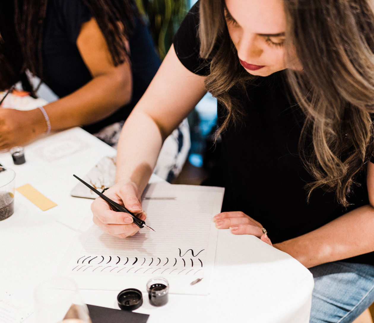  Modern Calligraphy for Beginners at Bakery Lorraine – The Rim