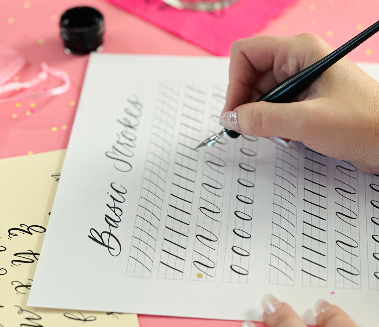  Modern Calligraphy for Beginners at Bakery Lorraine – The Pearl
