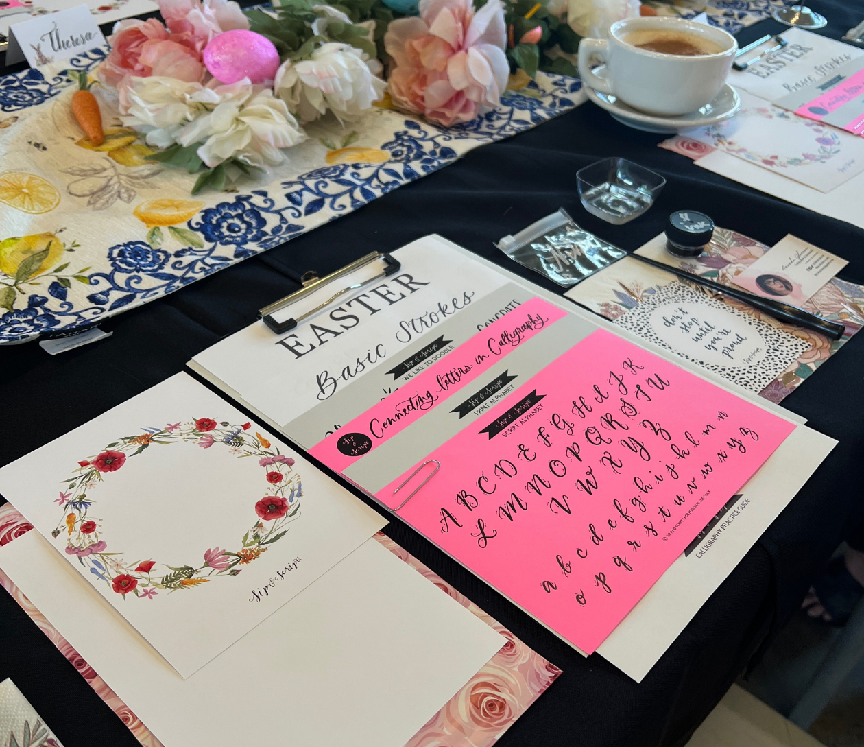  Modern Calligraphy for Beginners at Bakery Lorraine – Medical Center