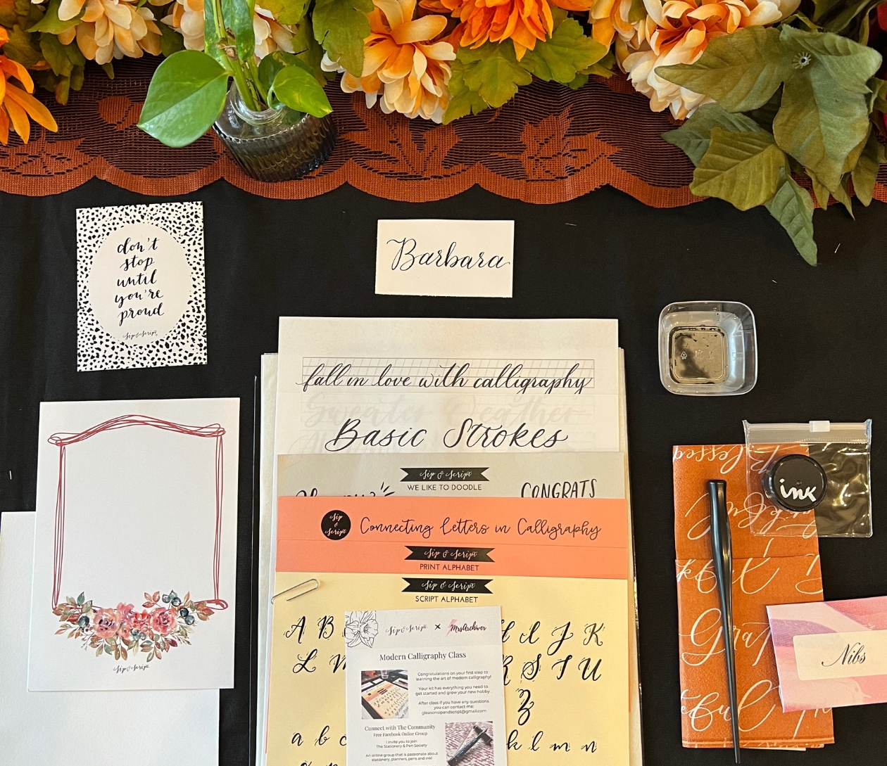  Modern Calligraphy for Beginners at Bakery Lorraine – The Rim