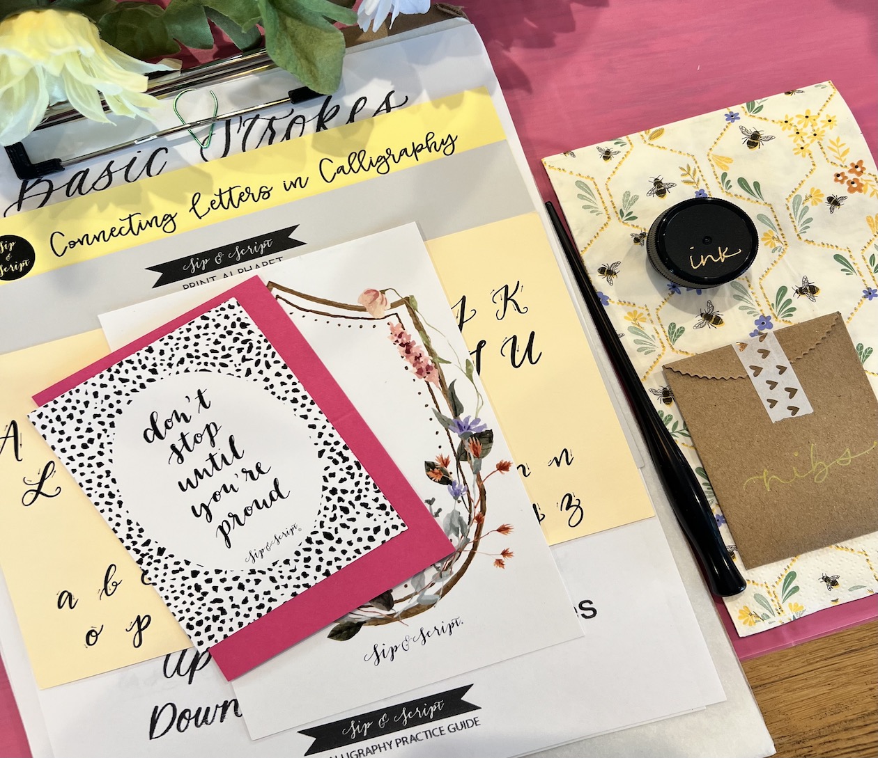 Modern Calligraphy and Curse Word Calligraphy at SSB Devens (18+)