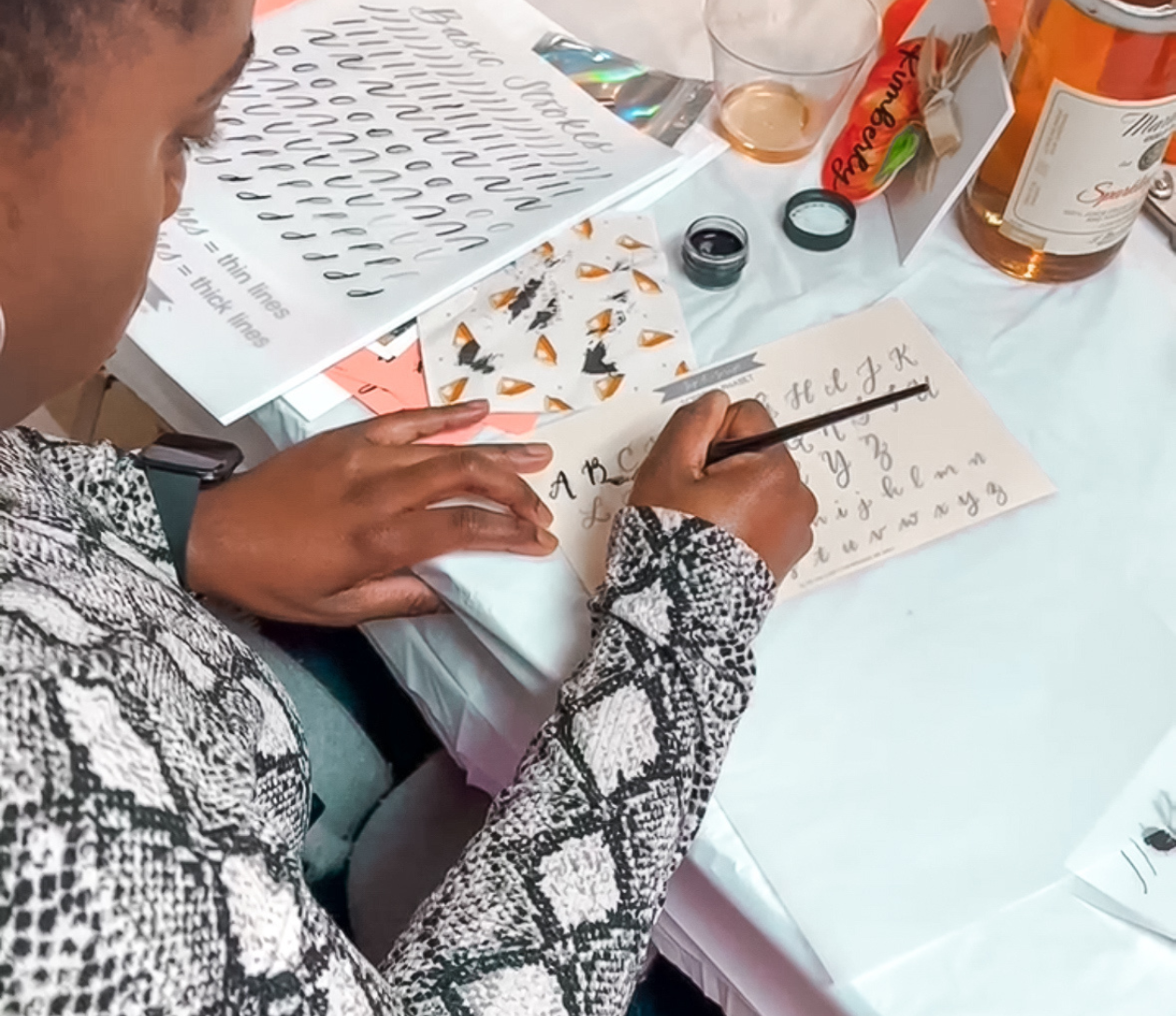  Modern Calligraphy for Beginners at Bakery Lorraine – The Rim