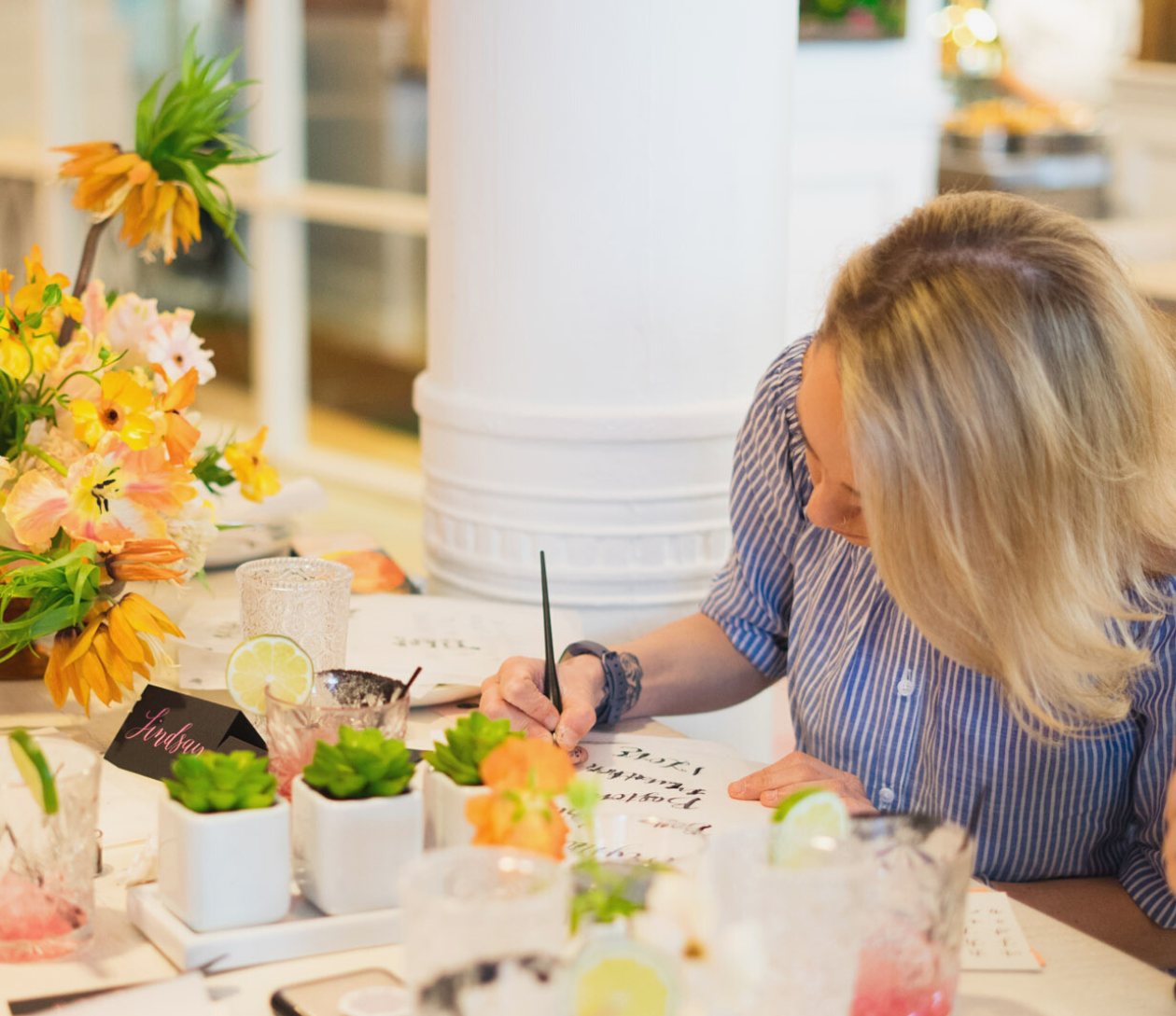 Modern Calligraphy and Mother’s Day Gift Tag & Card Lettering for Beginners at Patrizia’s of Westbury
