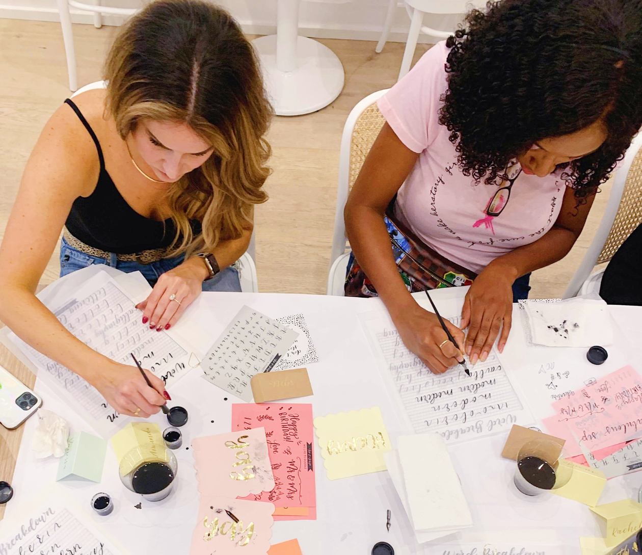 Modern Calligraphy for Beginners at Fill This Cup!