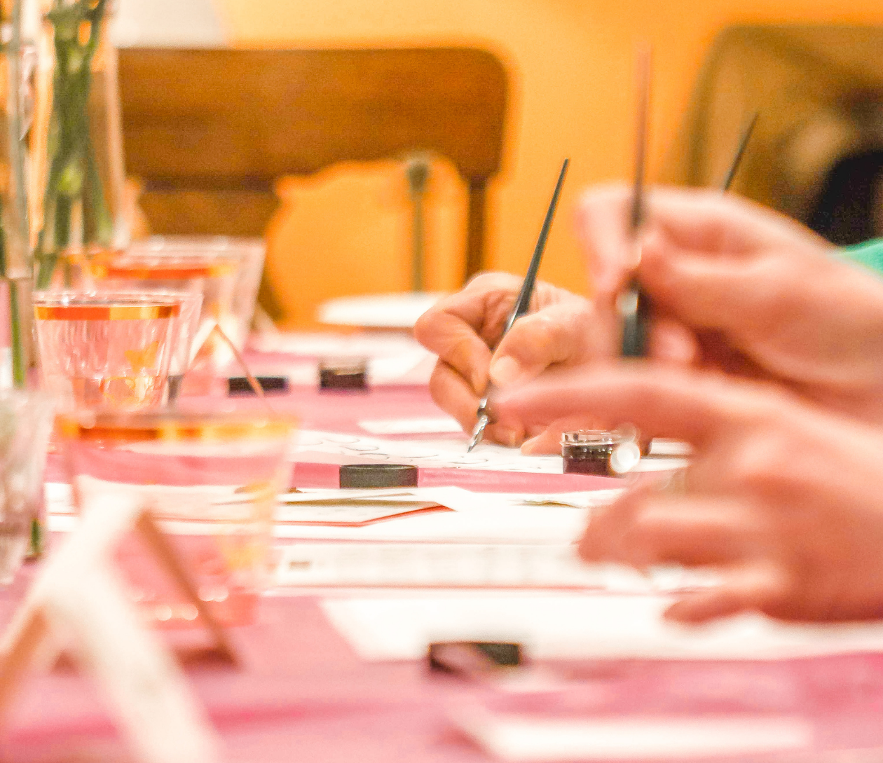 Modern Calligraphy for Beginners at Whites Ferry Brewery
