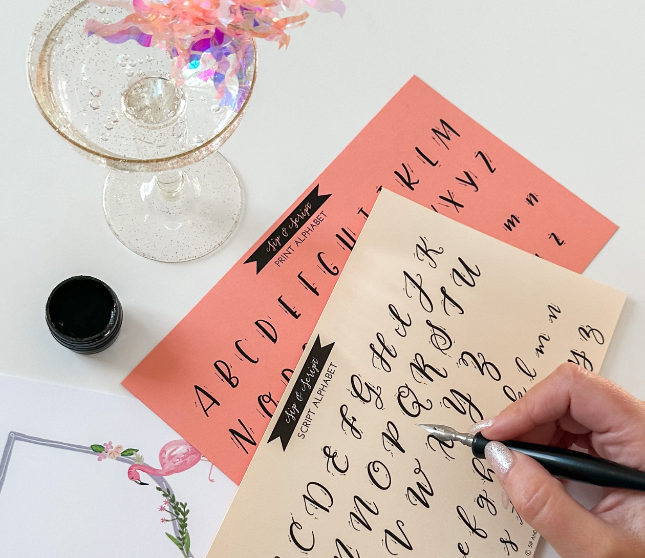 Modern Calligraphy for Beginners at Fill This Cup!