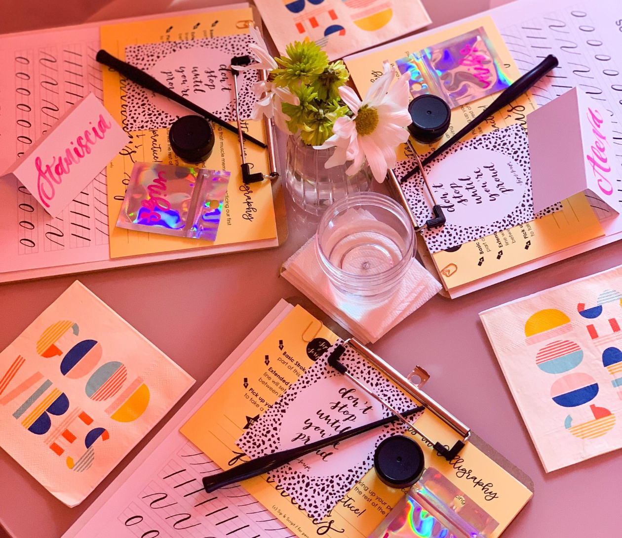Modern Calligraphy for Beginners at Parker’s Maple Barn