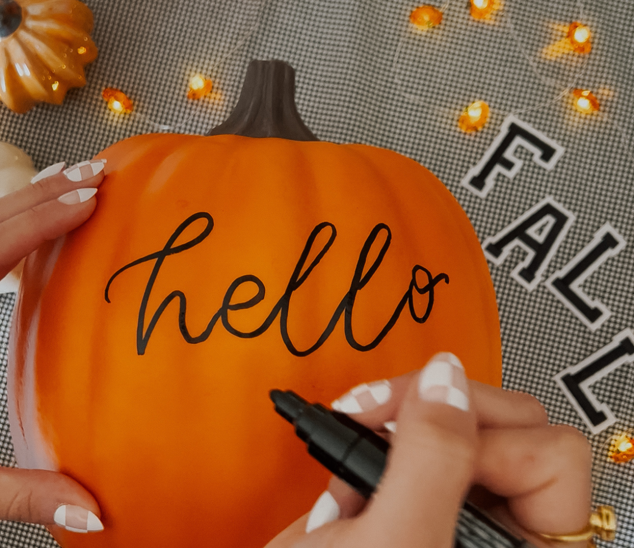 Modern Calligraphy and Pumpkin Lettering for Beginners at Coles Road Brewing