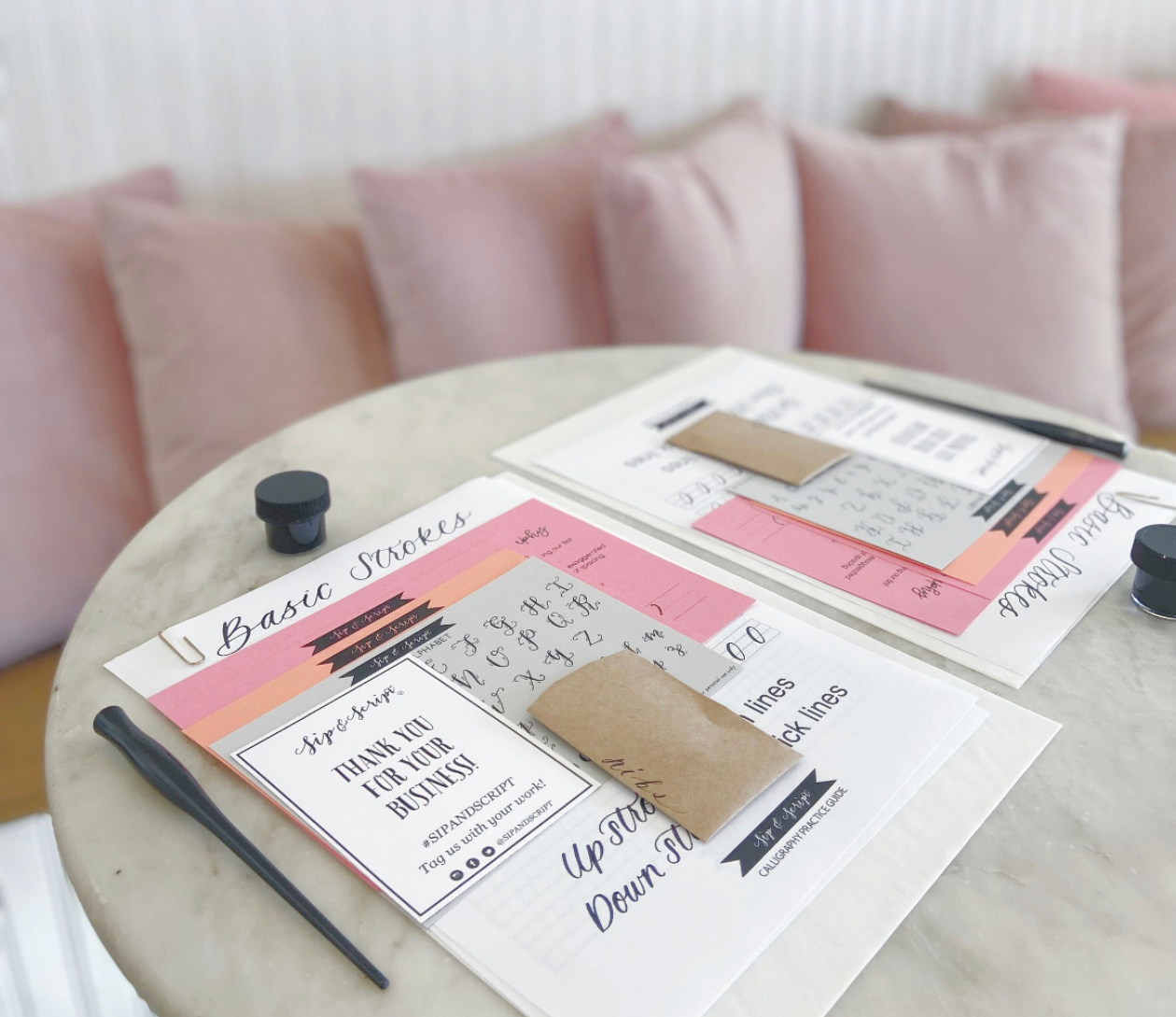Modern Calligraphy for Beginners at Commas Food Hall