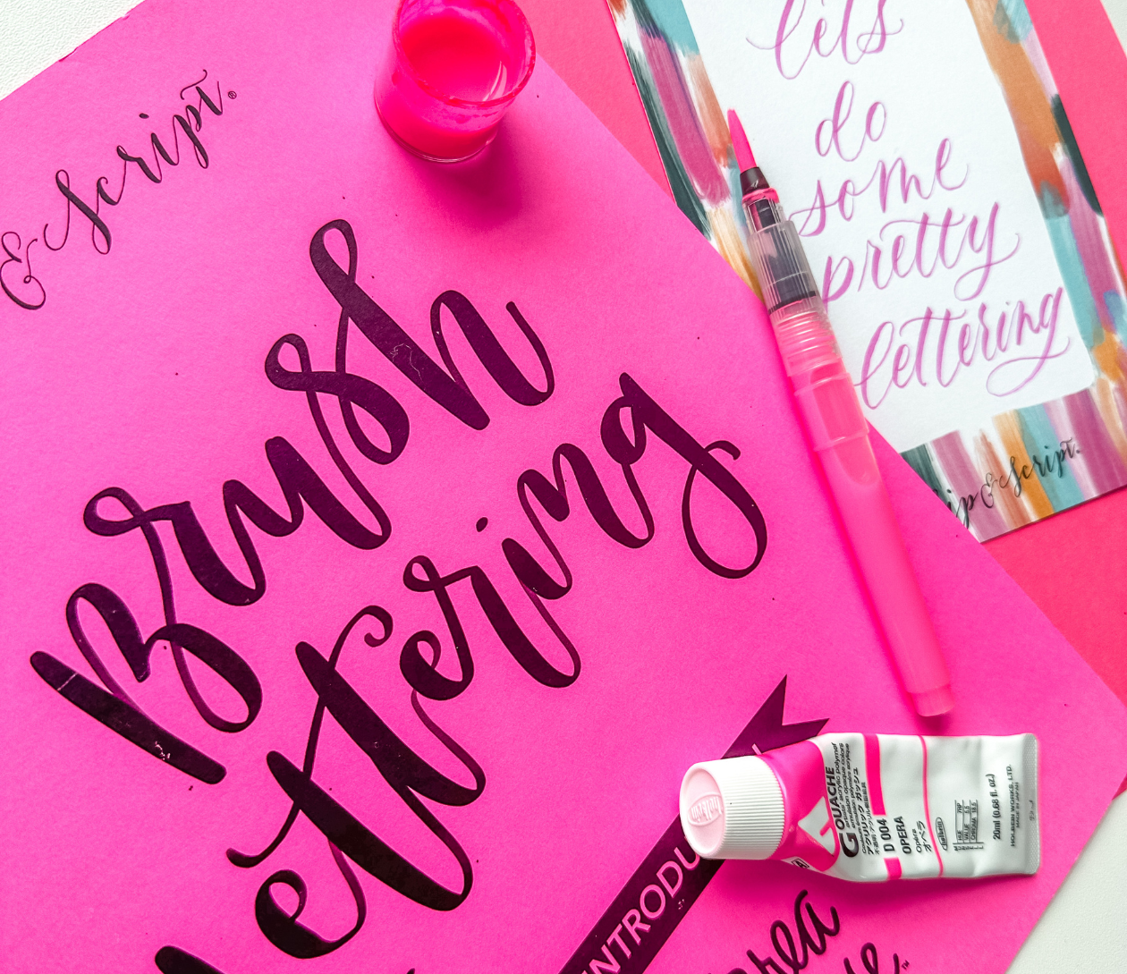 Brush Lettering for Beginners at Sweetwaters Coffee & Tea