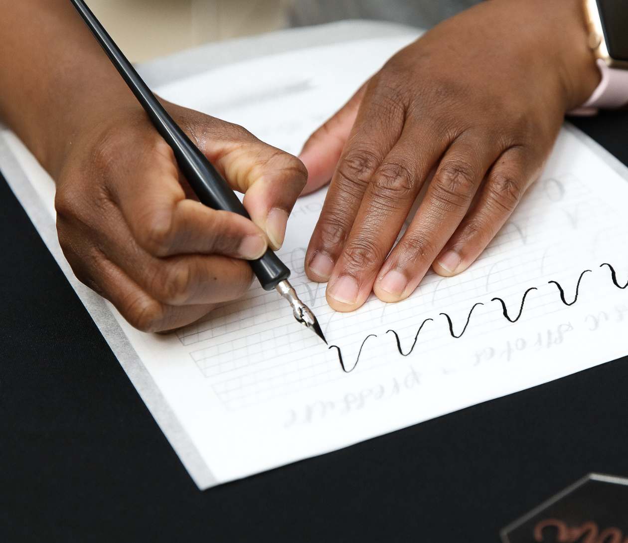 Modern Calligraphy for Beginners at La Bomboniera Upper West Side