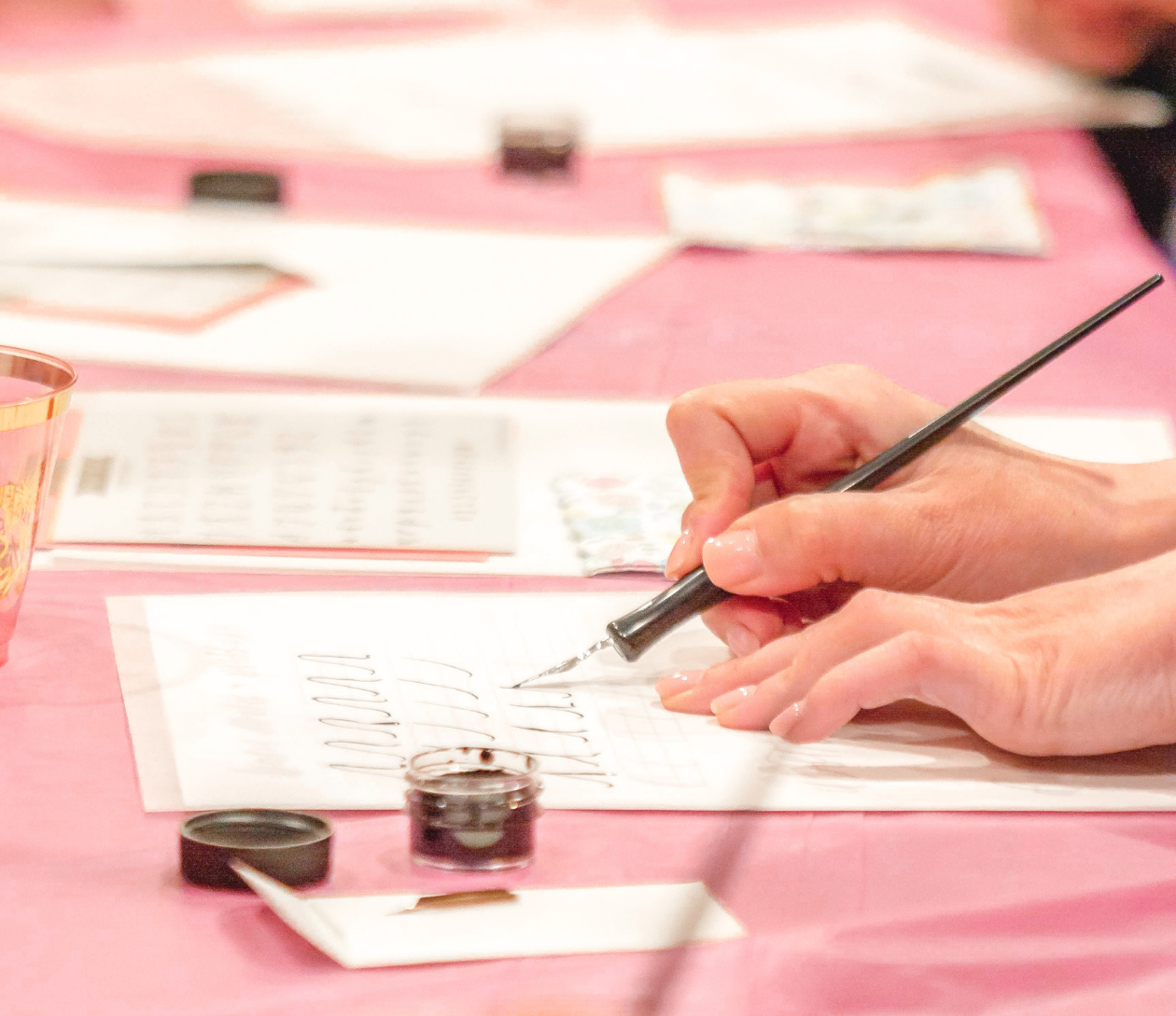 Modern Calligraphy for Beginners at Iron & Grain Coffee House