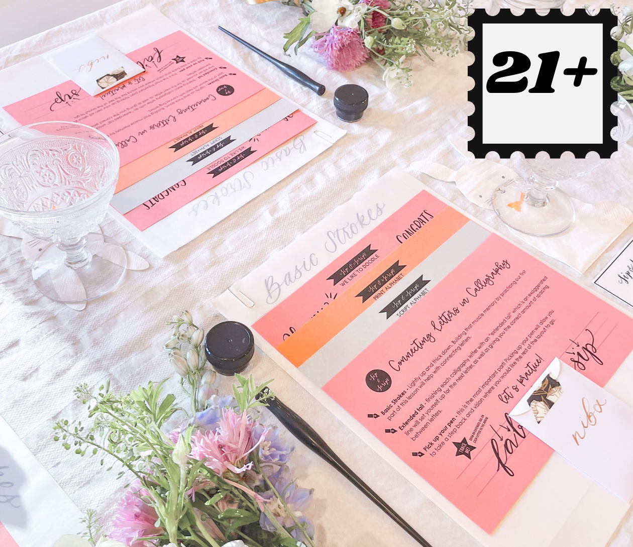 Modern Calligraphy for Beginners at Birch Road (21+)