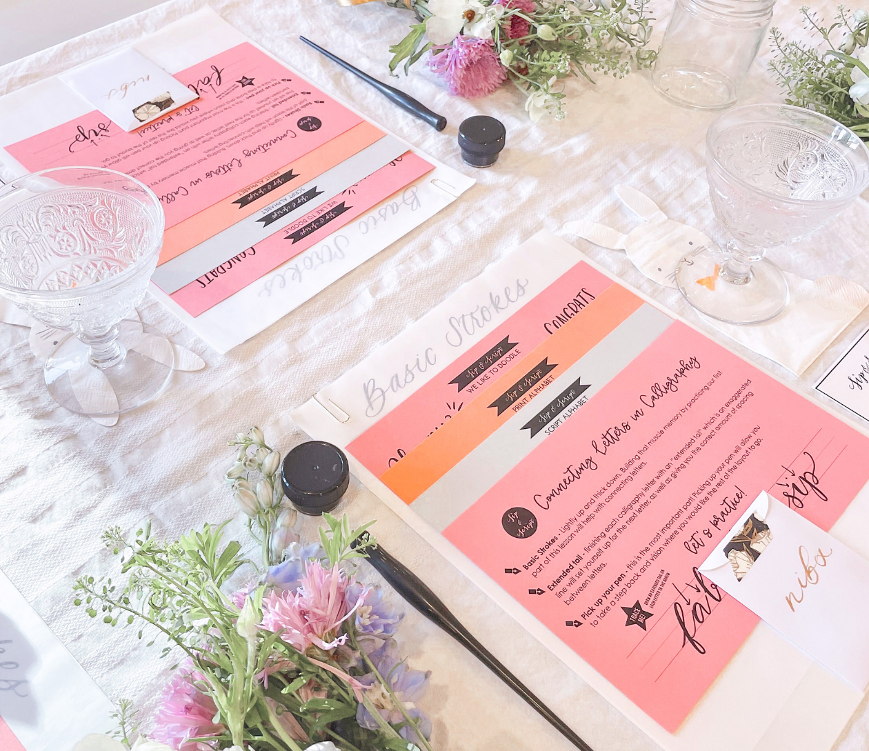 Modern Calligraphy for Beginners at Bonnie & Clyde’s