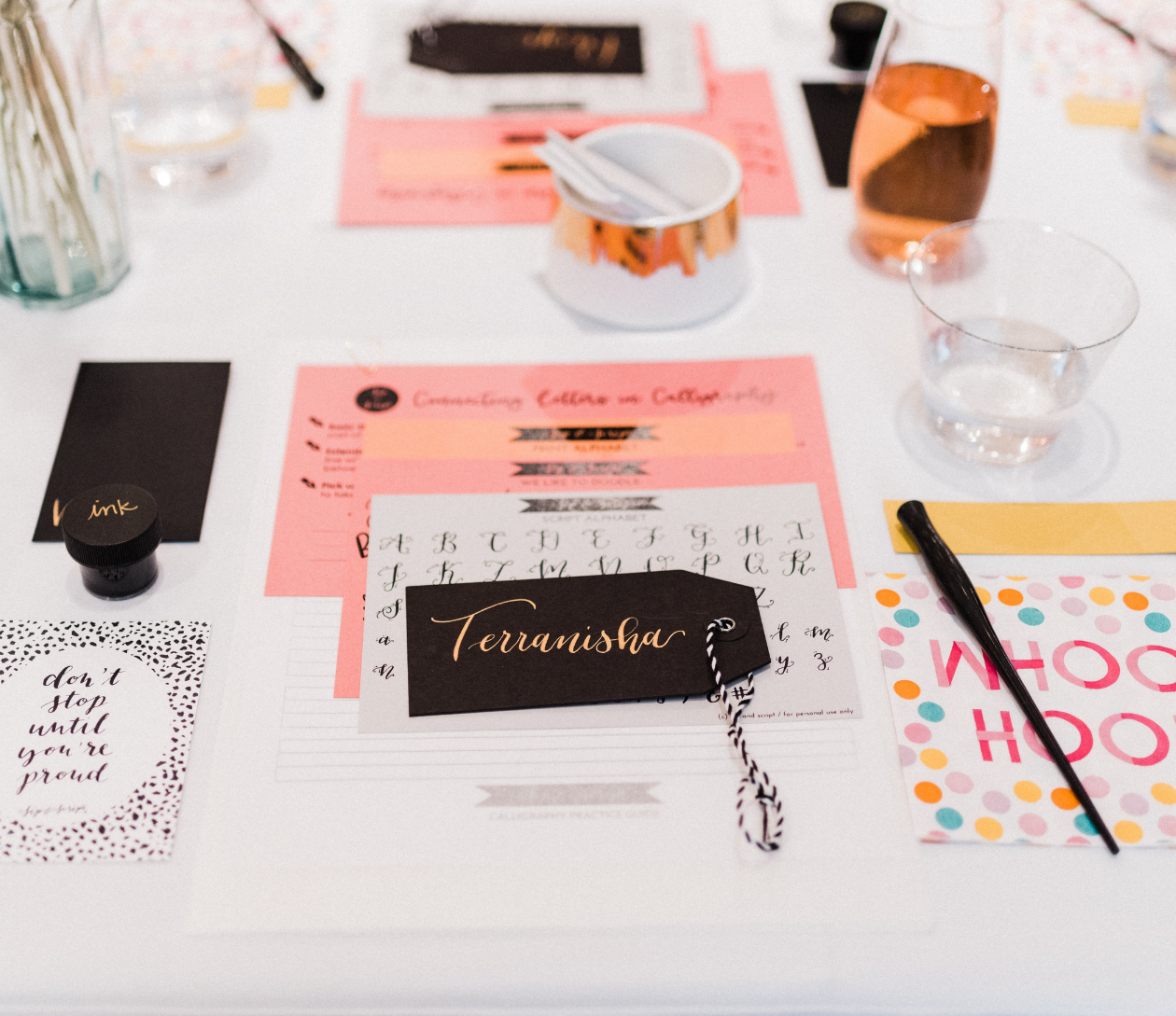 Modern Calligraphy for Beginners at Mondays Brewing Company Peters Township