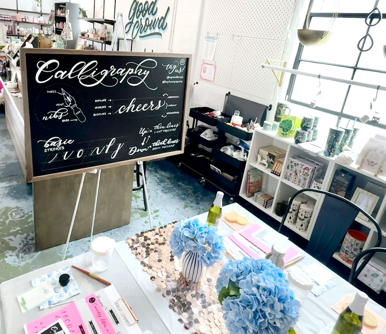 Modern Calligraphy for Beginners at Good Crowd