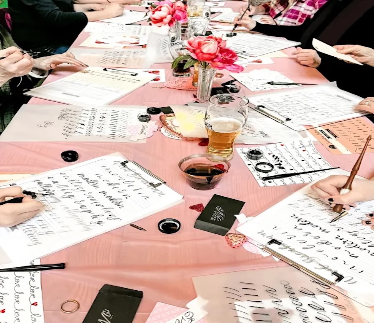 Modern Calligraphy for Beginners at Tin Roost