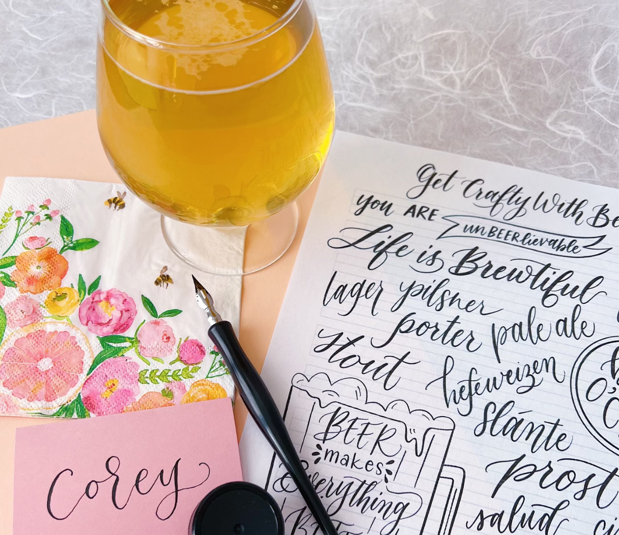 Modern Calligraphy for Beginners at Evil Genius Beer Co.
