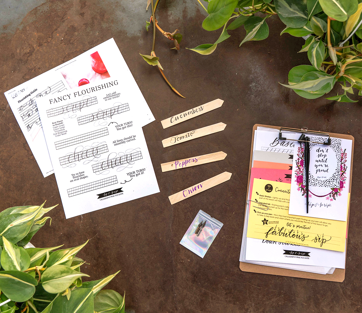 Modern Calligraphy for Beginners at Mahoney’s Garden Center