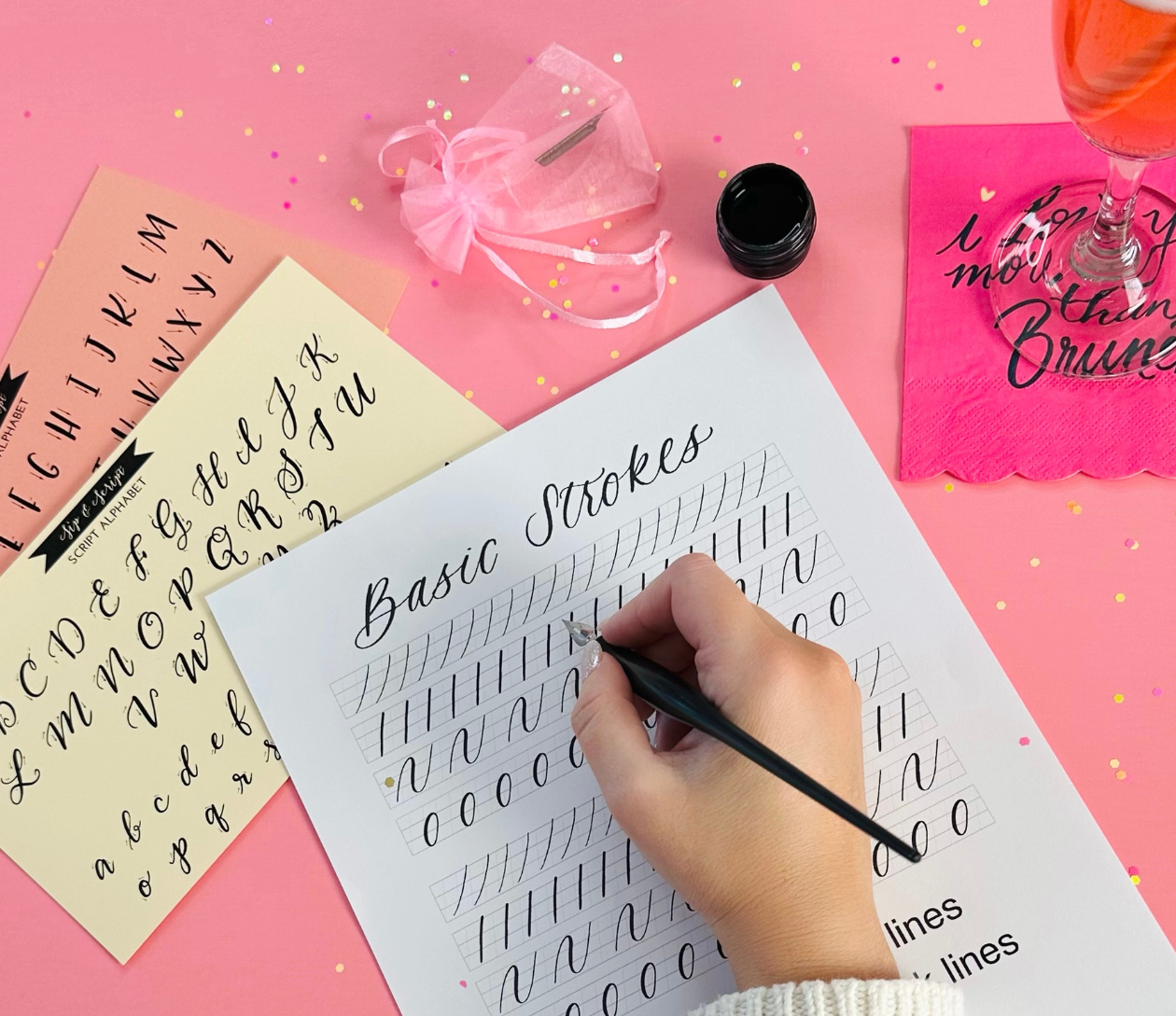 Modern Calligraphy for Beginners @ Out the Road in SF!