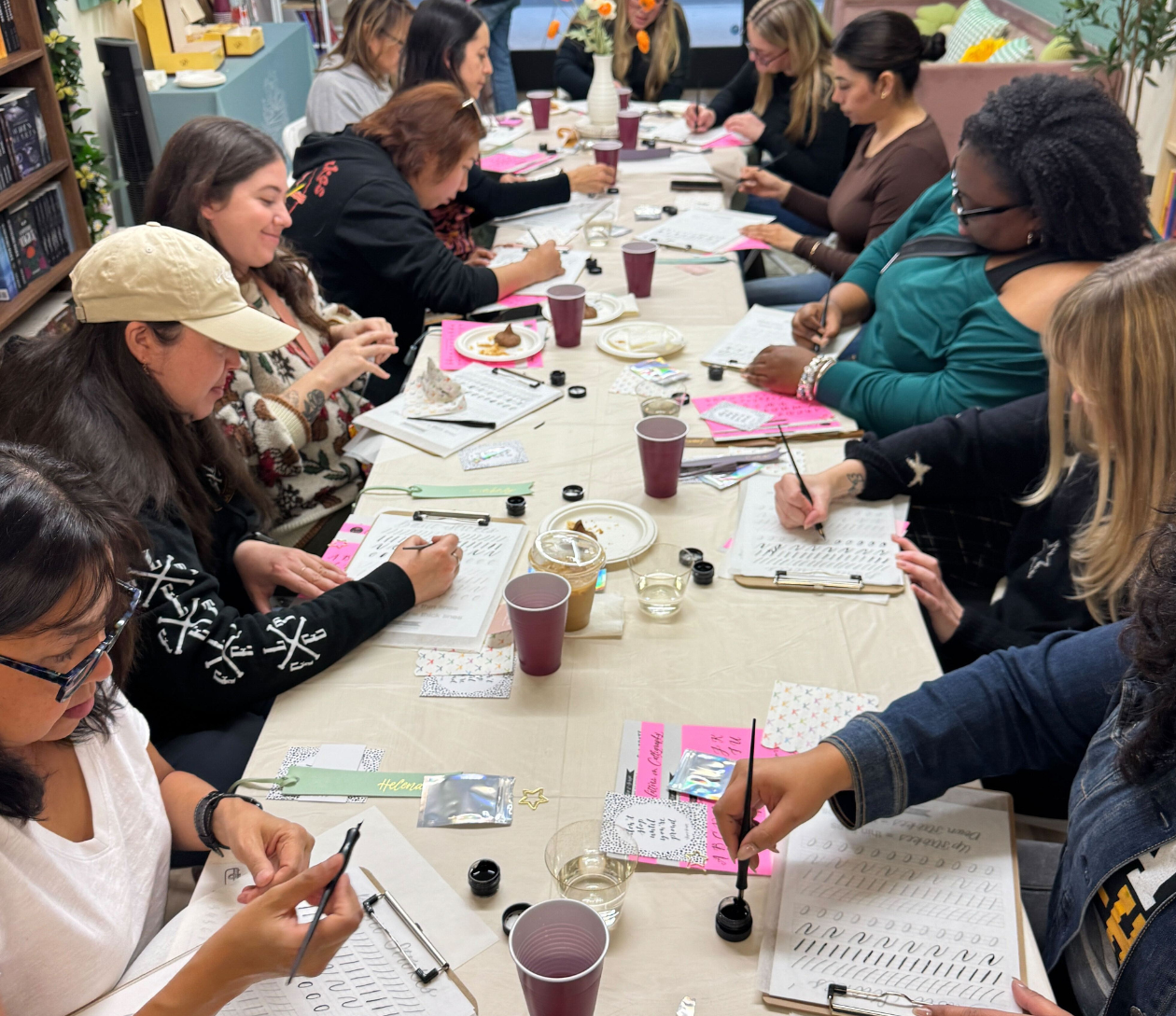 Modern Calligraphy for Beginners at Liz’s Book Bar