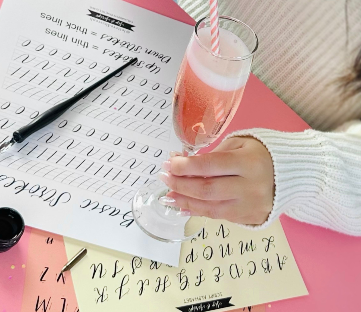 PRIVATE EVENT at Sadie’s – Modern Calligraphy for Beginners