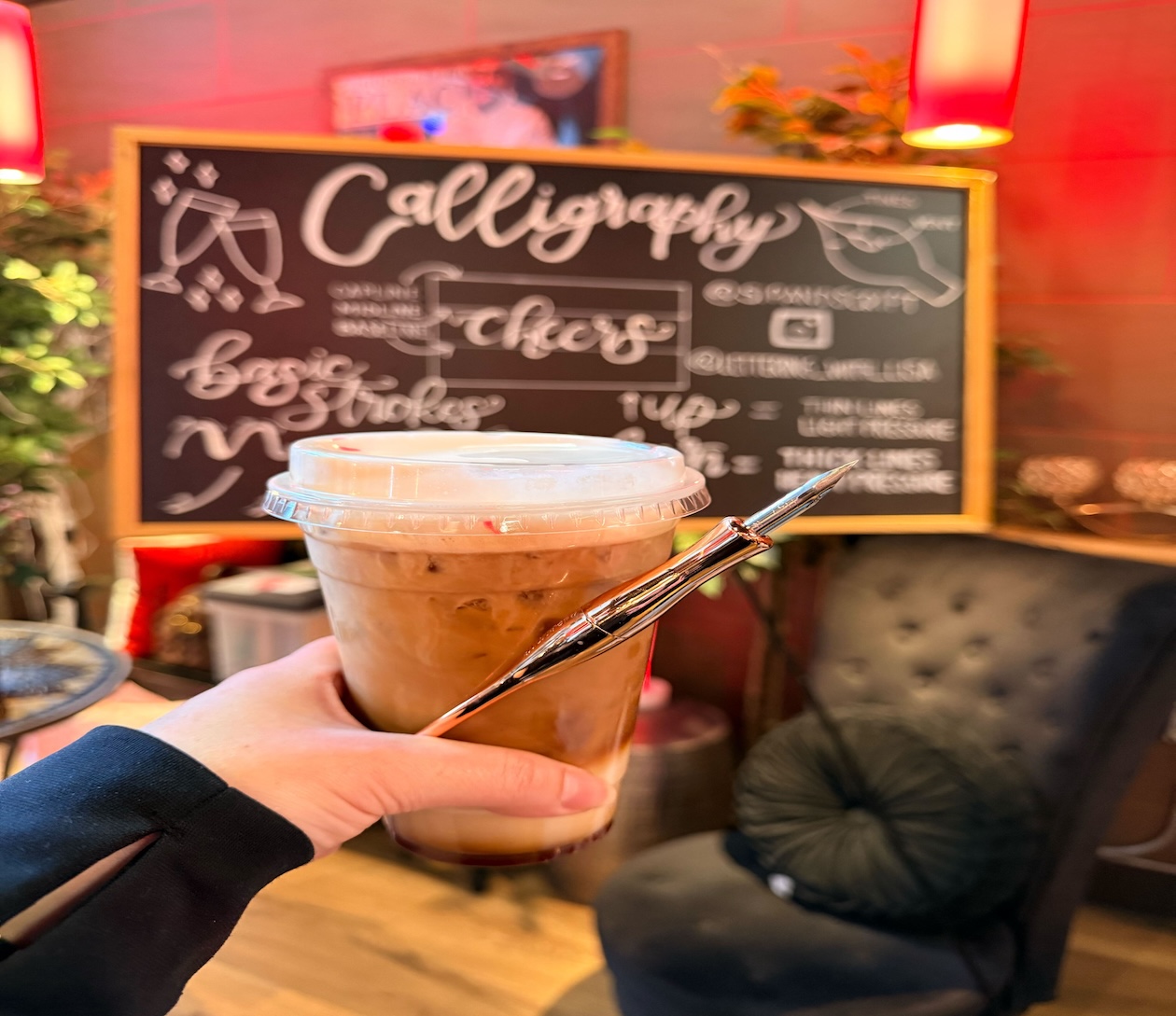 Modern Calligraphy for Beginners at Poppets Coffee & Tea