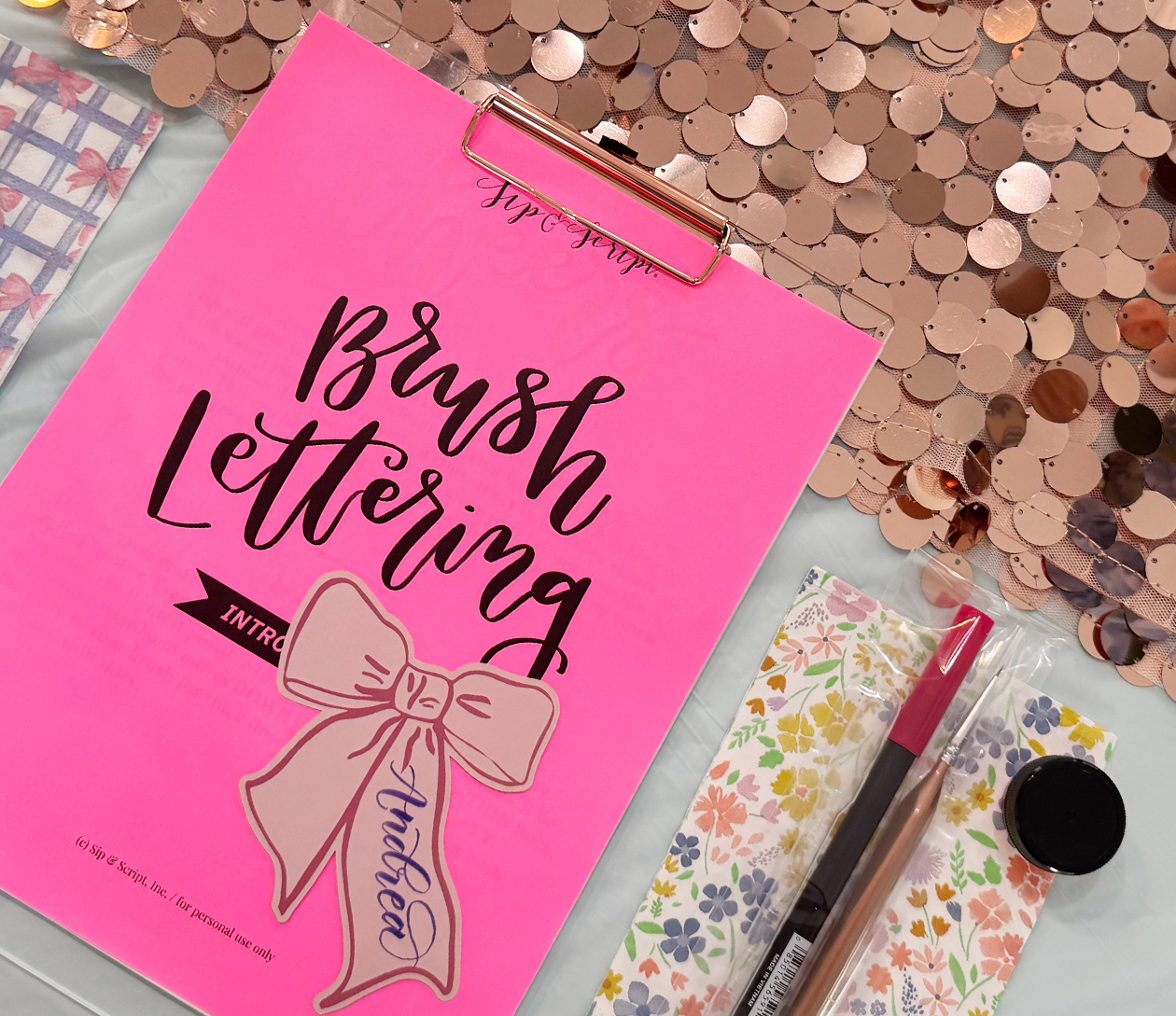Brush Lettering for Beginners at Good Crowd