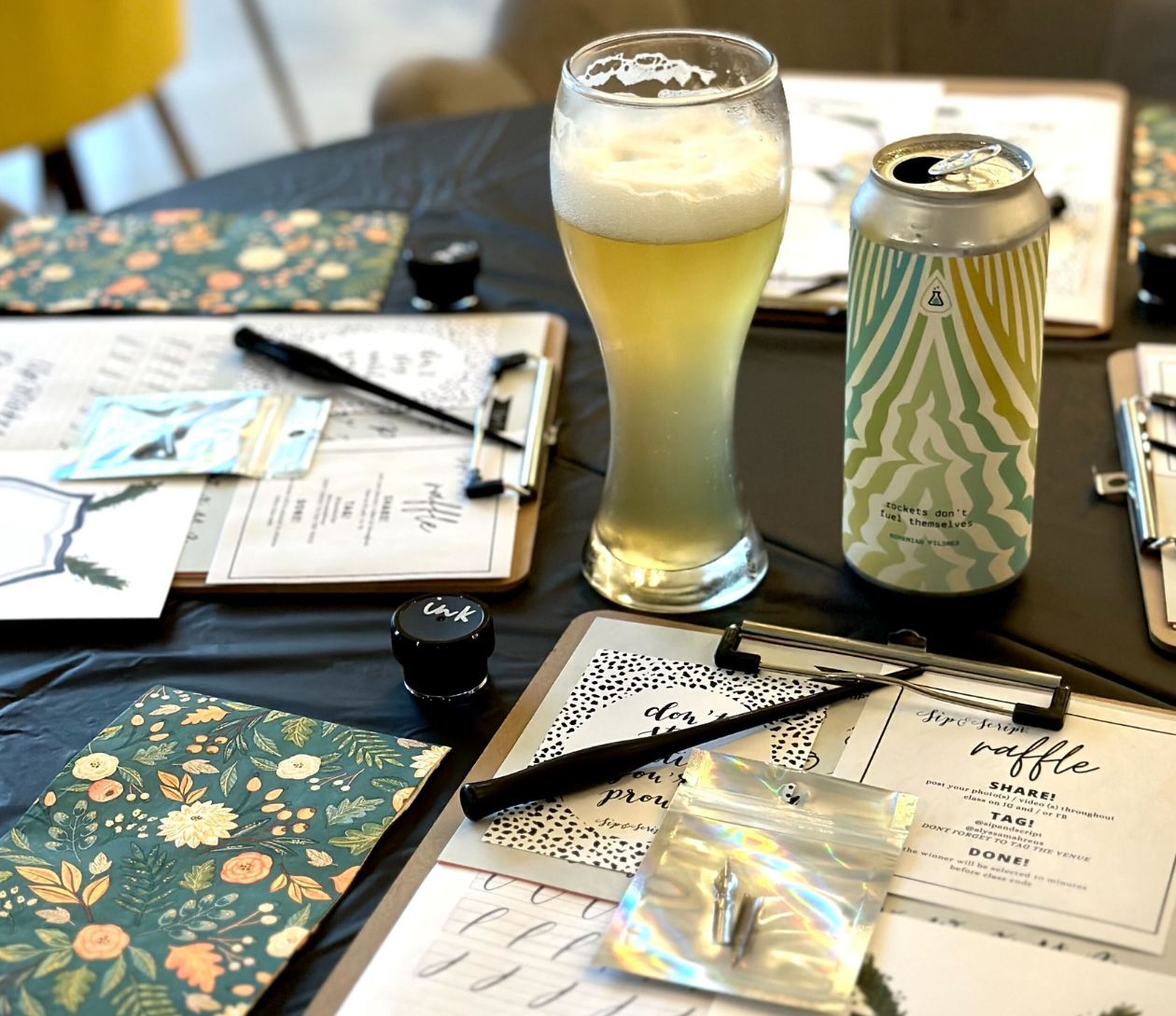 Modern Calligraphy for Beginners at Thirsty Buffalo Brewing Company