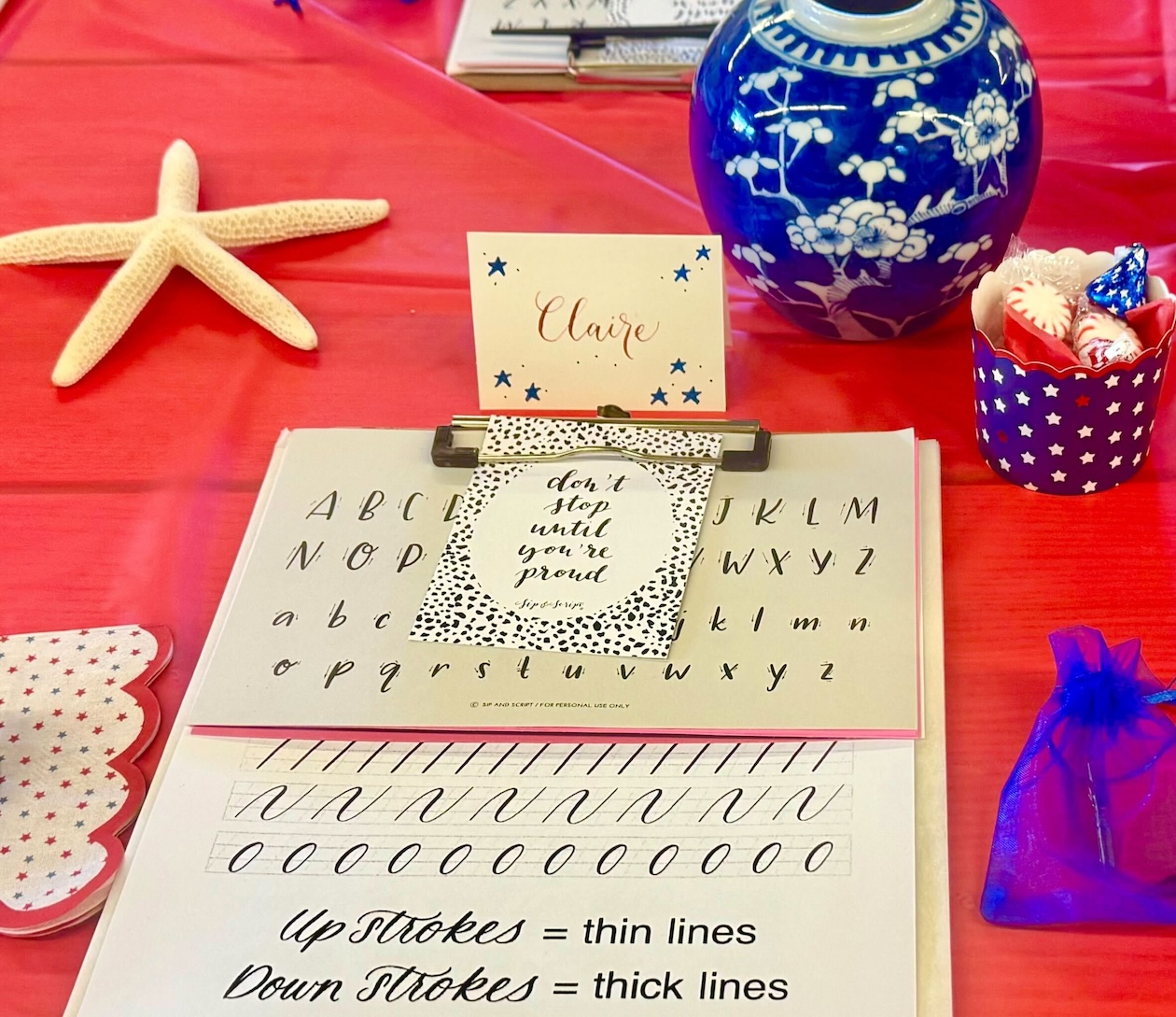 Modern Calligraphy for Beginners at Grove City Brewing